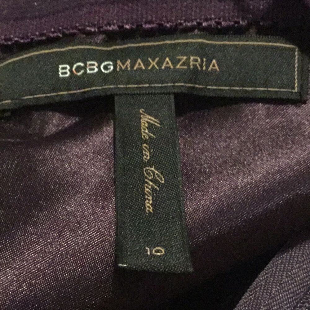 - BCBGmaxazria two tone chiffon pleated grap… - Picture 13 of 14